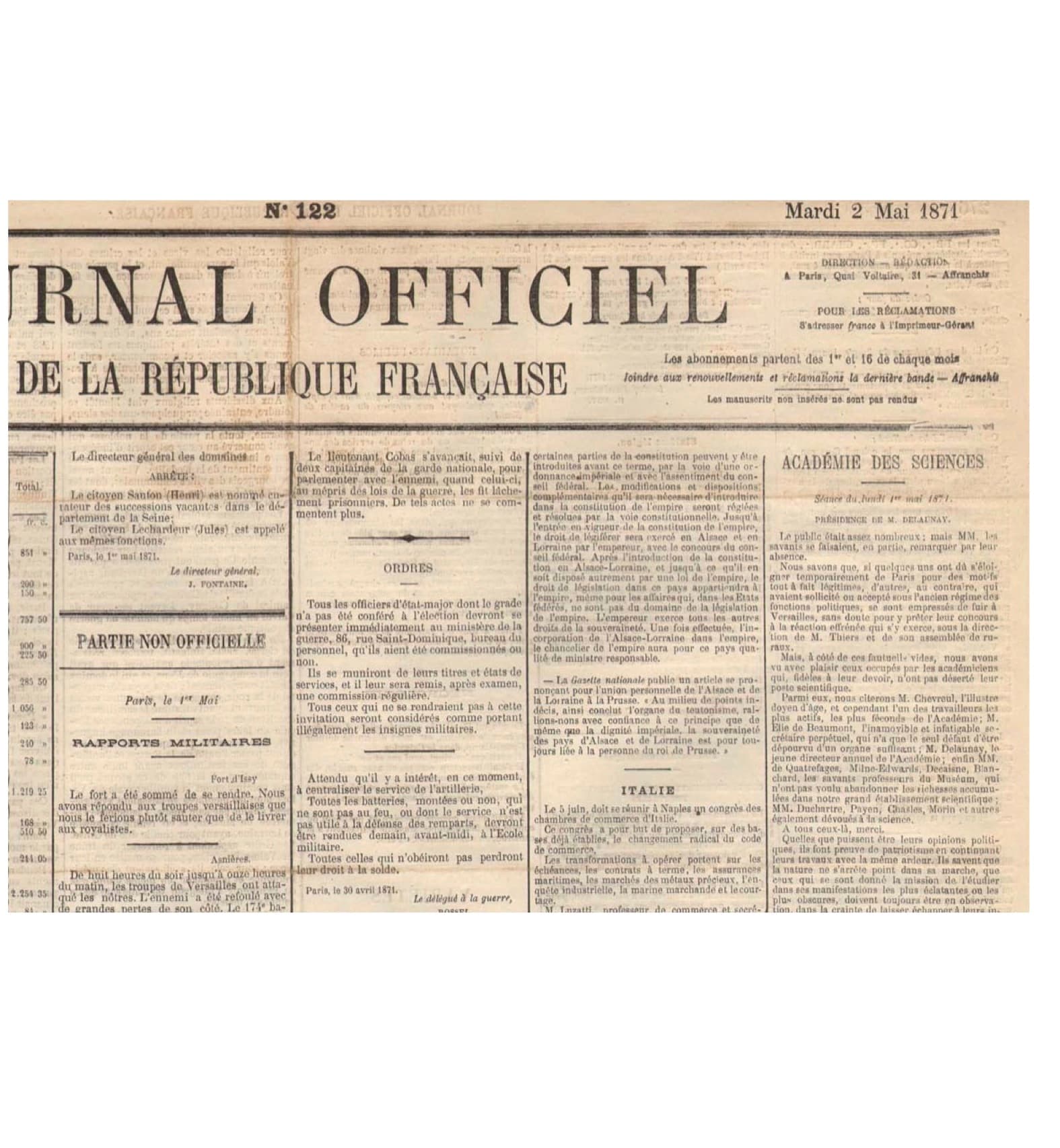Lundi 1er mai