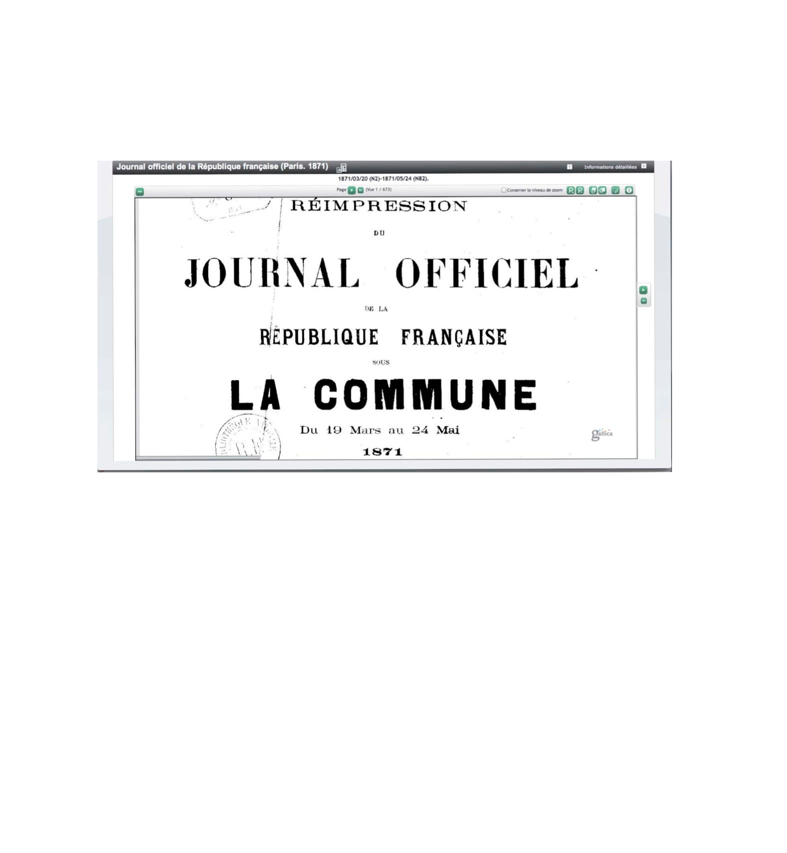 15 mai (suite, la falsification)