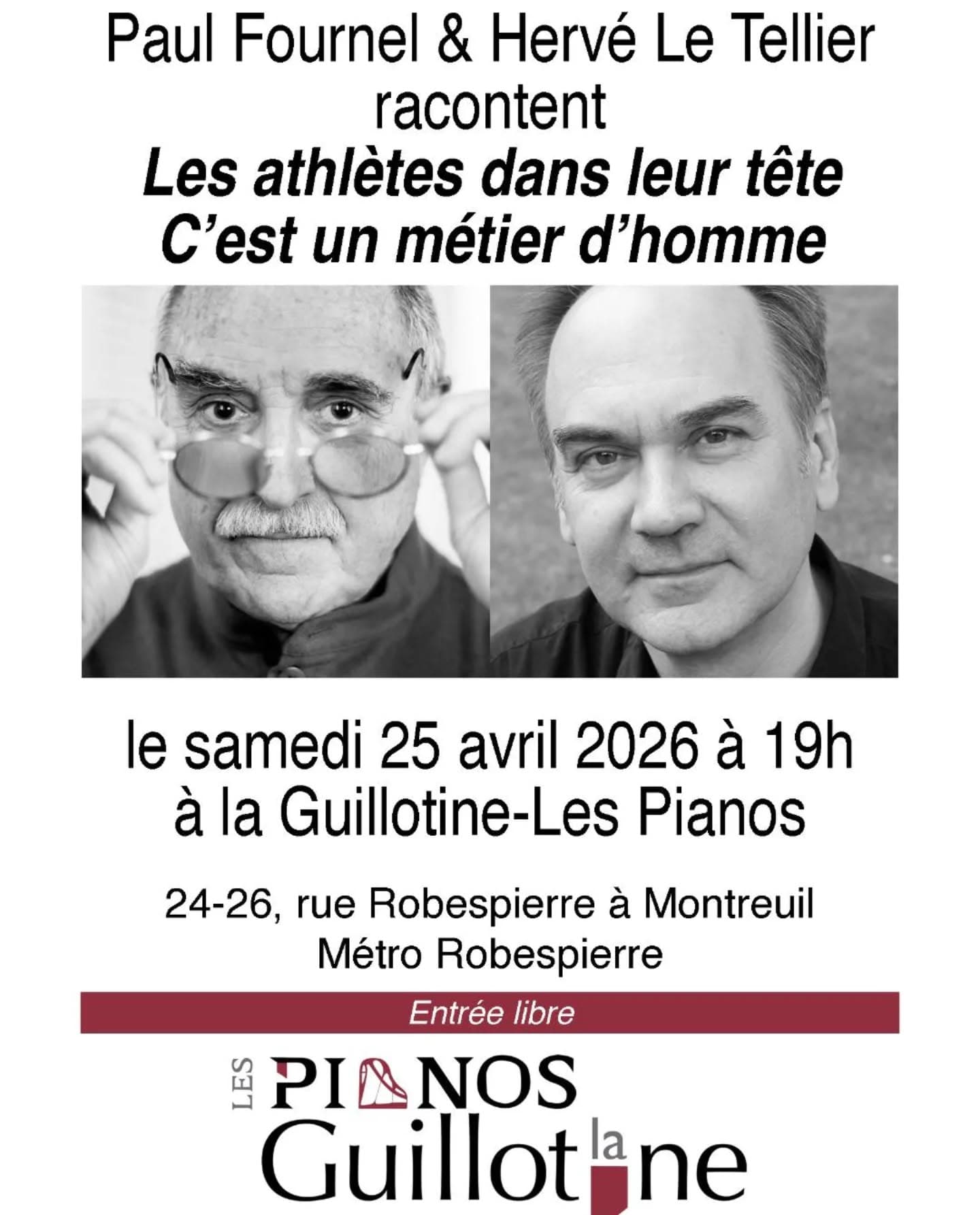 C'est samedi ! #hervéletellier #paulfournel #oulipo