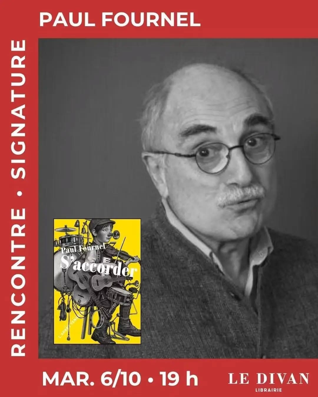 OULIPIENS EN LIBRAIRIE : Paul FOURNEL : "S'accorder" (éditions de L'arbre vengeu…